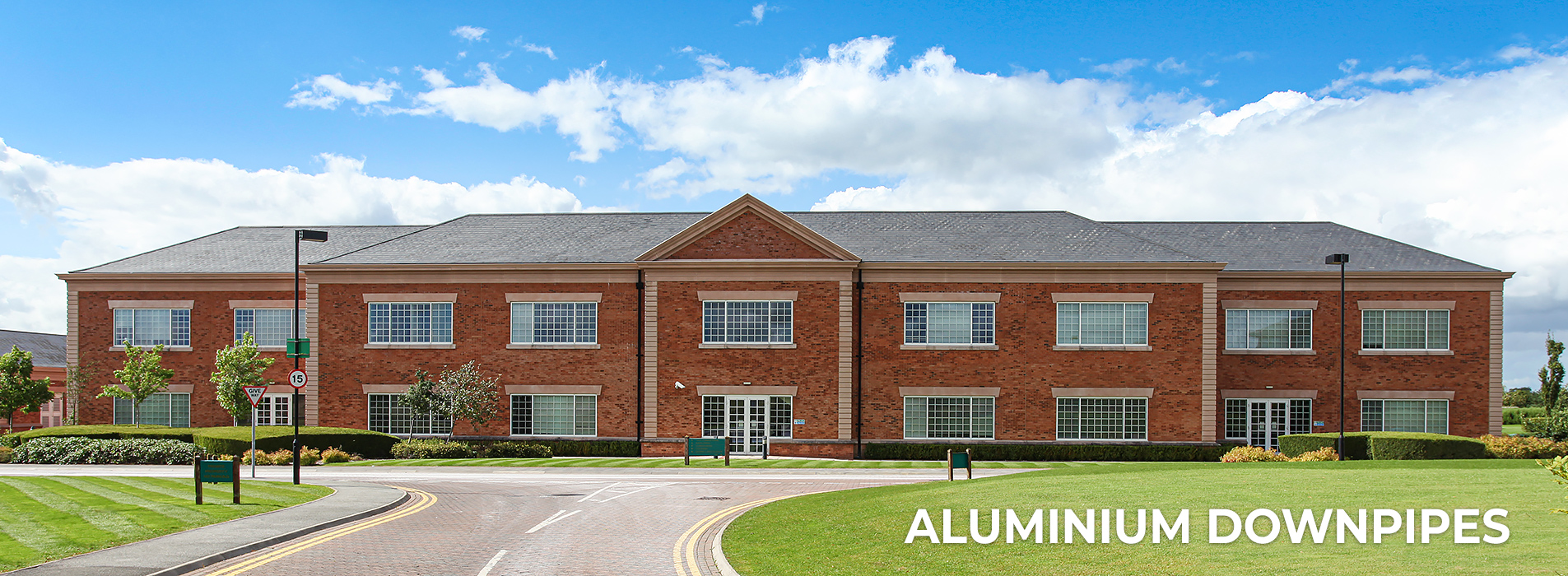 Aluminium Downpipes for Tewkesbury Care Home