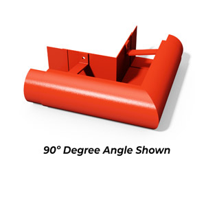 bullnose gutter external 90 degree angle