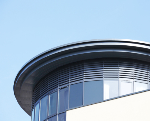 guttercrest aluminium arrowhead soffits and cladding panels