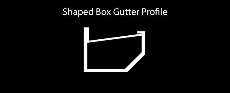 guttercrest shaped box gutter system profile aluminium