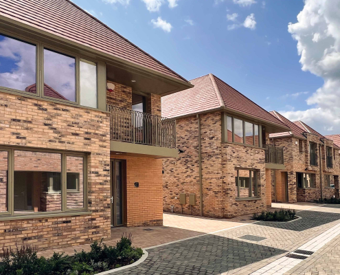 Green Aluminium Balcony, Soffits & Aspire Guttering | Guttercrest