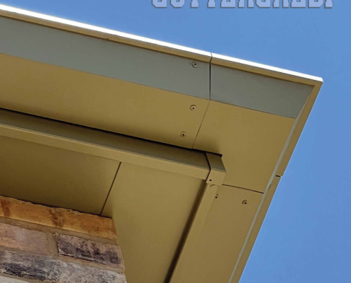 Aspire Aluminium Guttering in Green Finish | Guttercrest