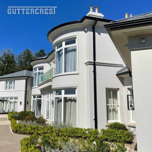 True Curve Radius Aluminium Gutters rectangular georgian downpipes