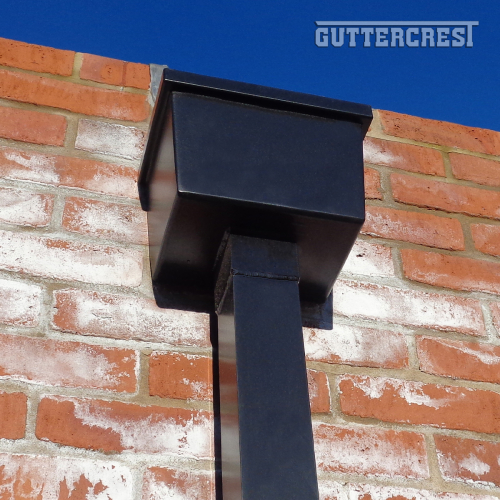 Rectangular hopper square downpipe