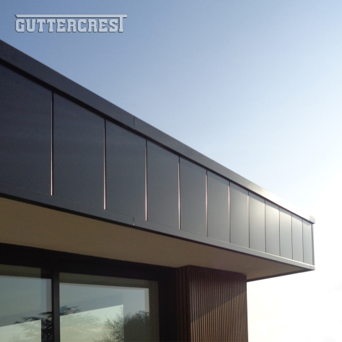 Aluminium arrowhead panels fascia soffits and cappings