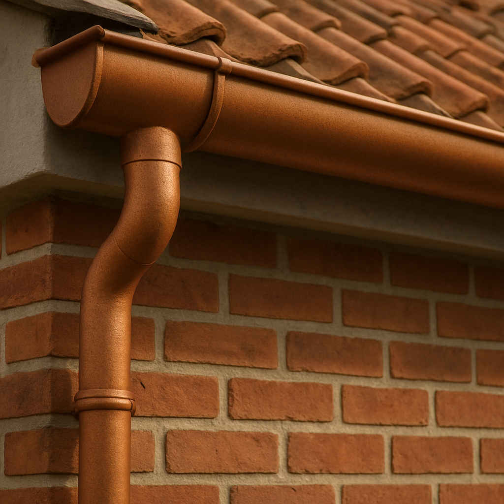 Copper gutter